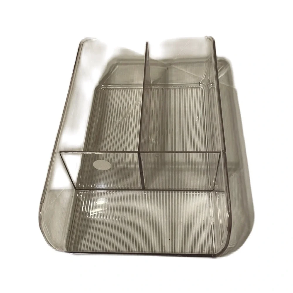 Inter Design clear organizer with three sections